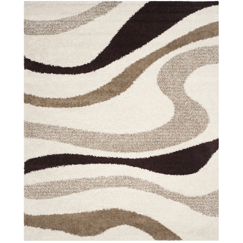 Safavieh Art Shag Ivory Shag Rug - 6' x 9'