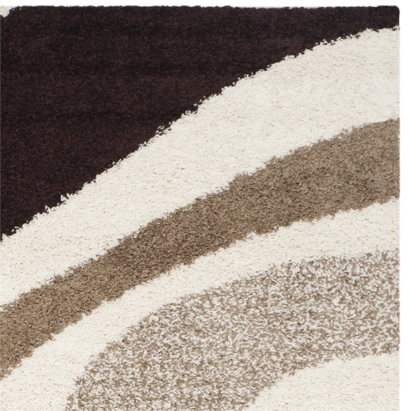 Safavieh Art Shag Ivory Shag Rug - 6' x 9'
