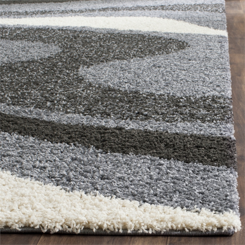 Safavieh Art Shag Grey Shag Rug - 6' x 9'
