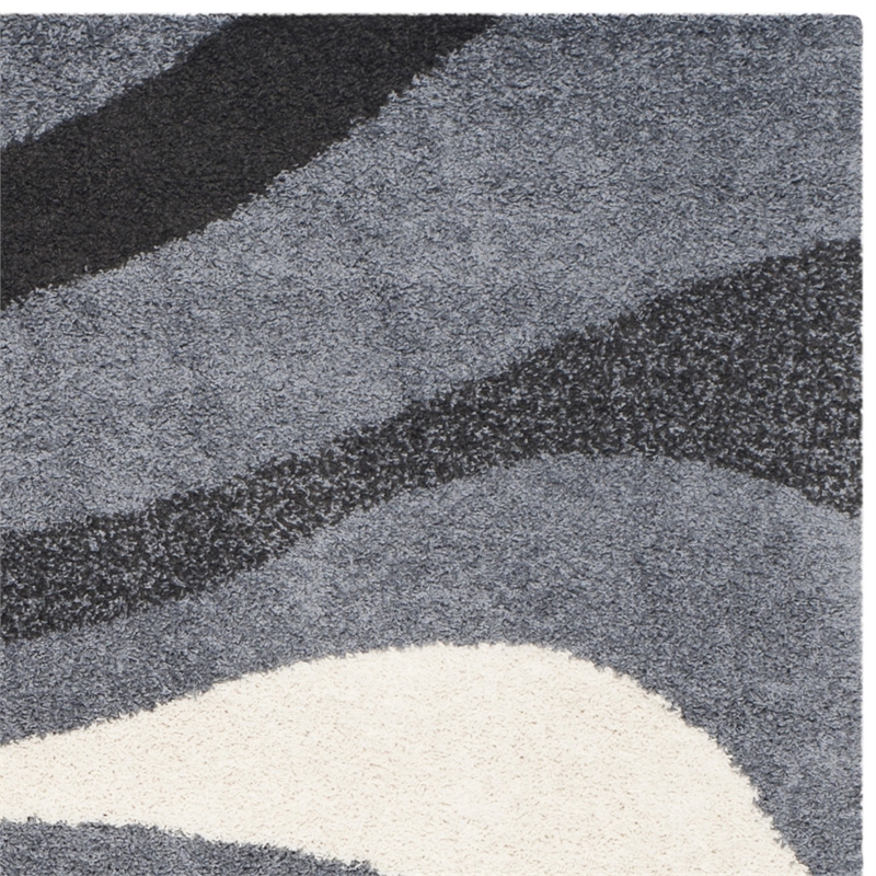 Safavieh Art Shag Grey Shag Rug - 6' x 9'