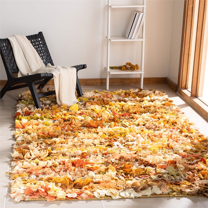 Safavieh Shag Gold Shag Rug - 8' x 10'