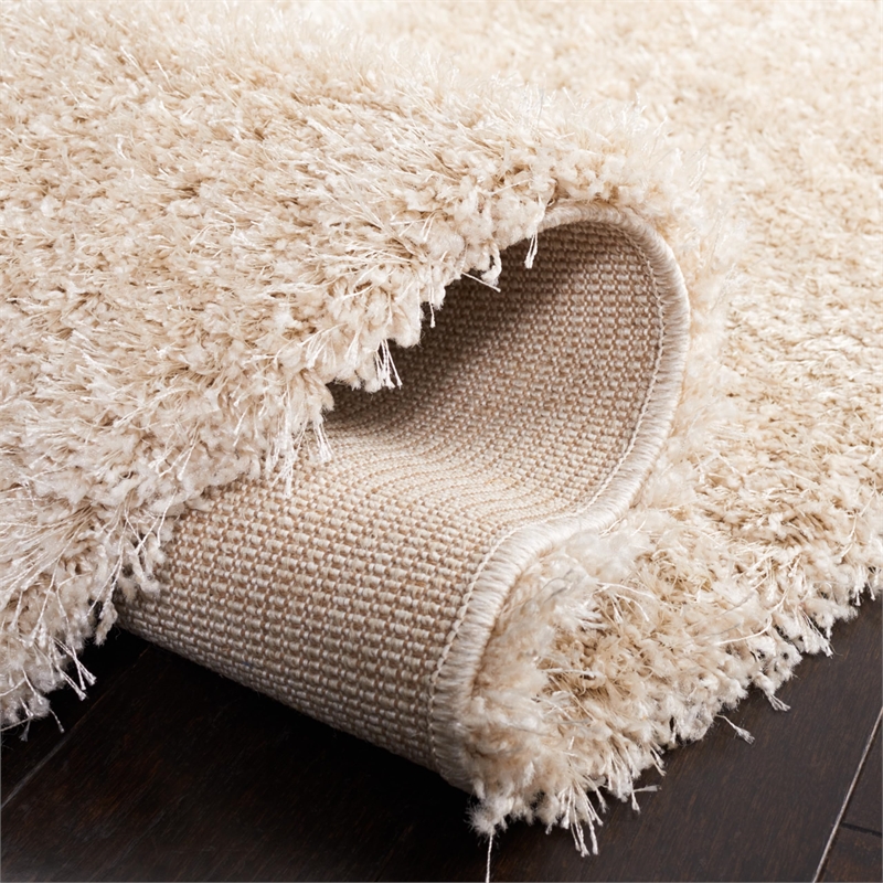 Safavieh Charlotte Shag Ivory Shag Rug - 8' x 10'