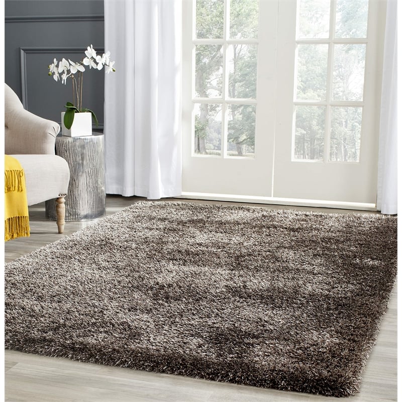 Safavieh Charlotte Shag Brown Shag Rug - 4' x 6'