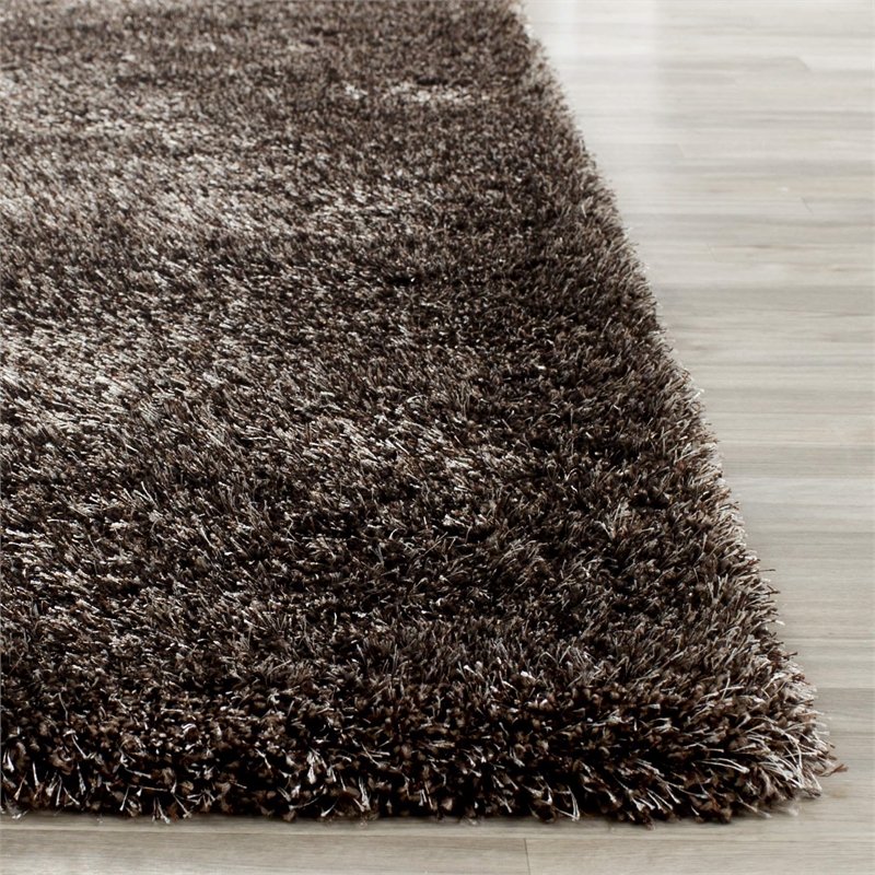 Safavieh Charlotte Shag Brown Shag Rug - 4' x 6'