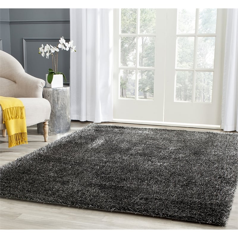Safavieh Charlotte Shag Charcoal Shag Rug - 4' x 6'