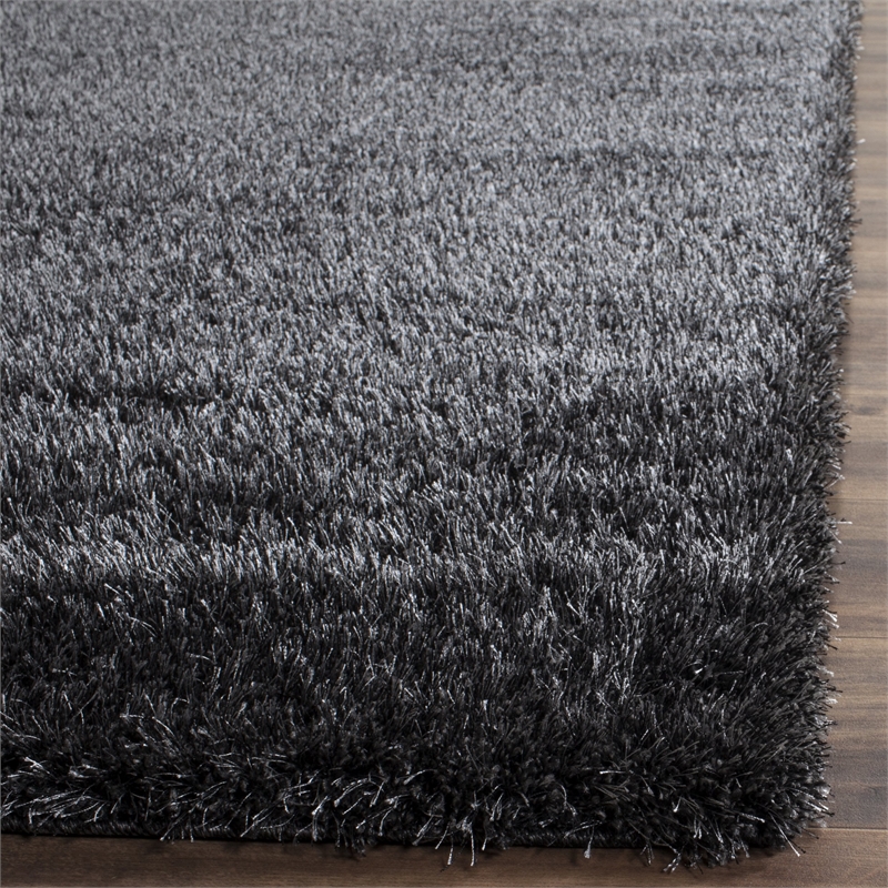 Safavieh Charlotte Shag Charcoal Shag Rug - 8' x 10'