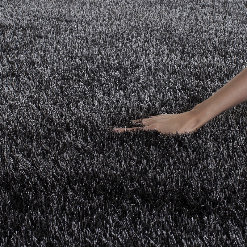 Safavieh Charlotte Shag Charcoal Shag Rug - 8' x 10'