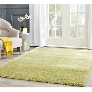 Safavieh Charlotte Shag Green Shag Rug - 5'1&quot x 7'6&quot