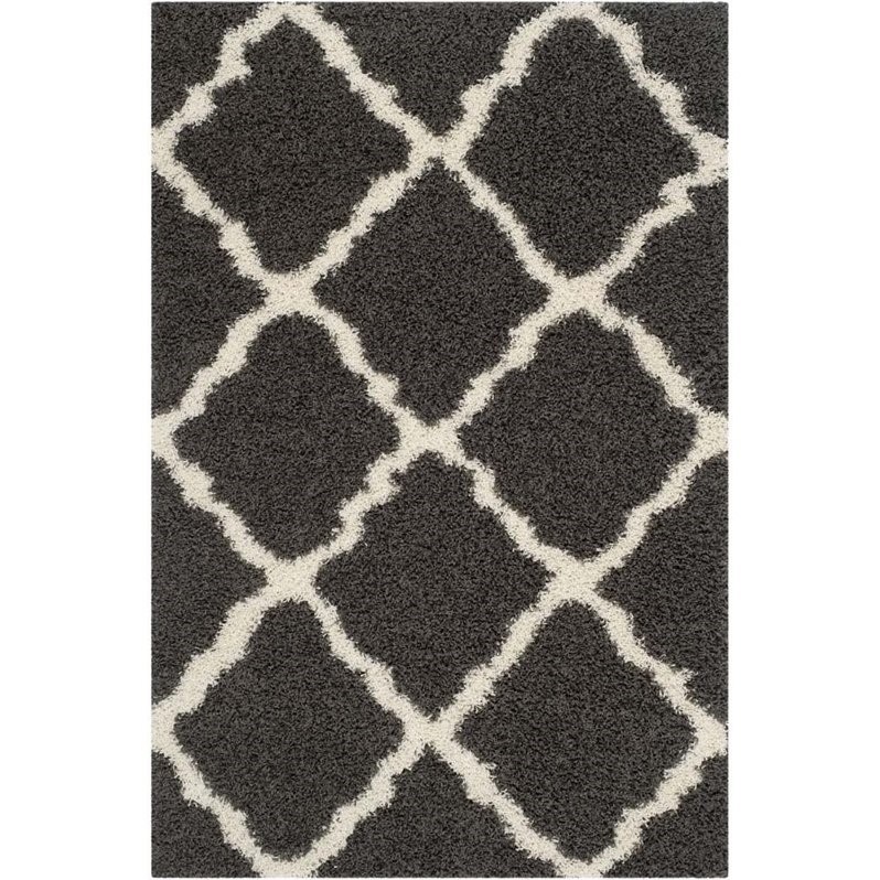 Safavieh Dallas Shag Dark Grey Shag Rug 8' x 10