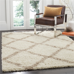 Safavieh Dallas Shag Ivory Shag Rug - 4' x 6'