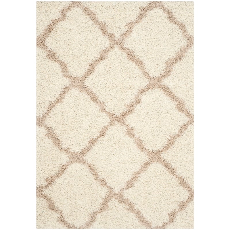 Safavieh Dallas Shag Ivory Shag Rug - 4' x 6'