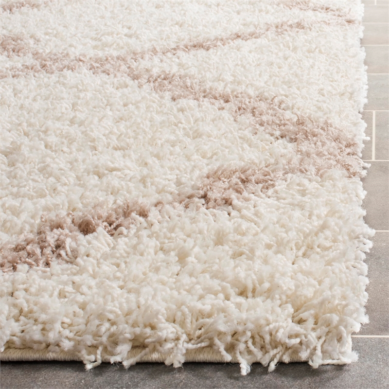 Safavieh Dallas Shag Ivory Shag Rug - 6' x 9'