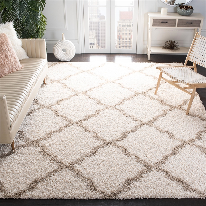 Safavieh Dallas Shag Ivory Shag Rug - 8'6