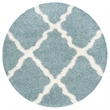 Safavieh Dallas Shag Light Blue Shag Rug - Round 6'