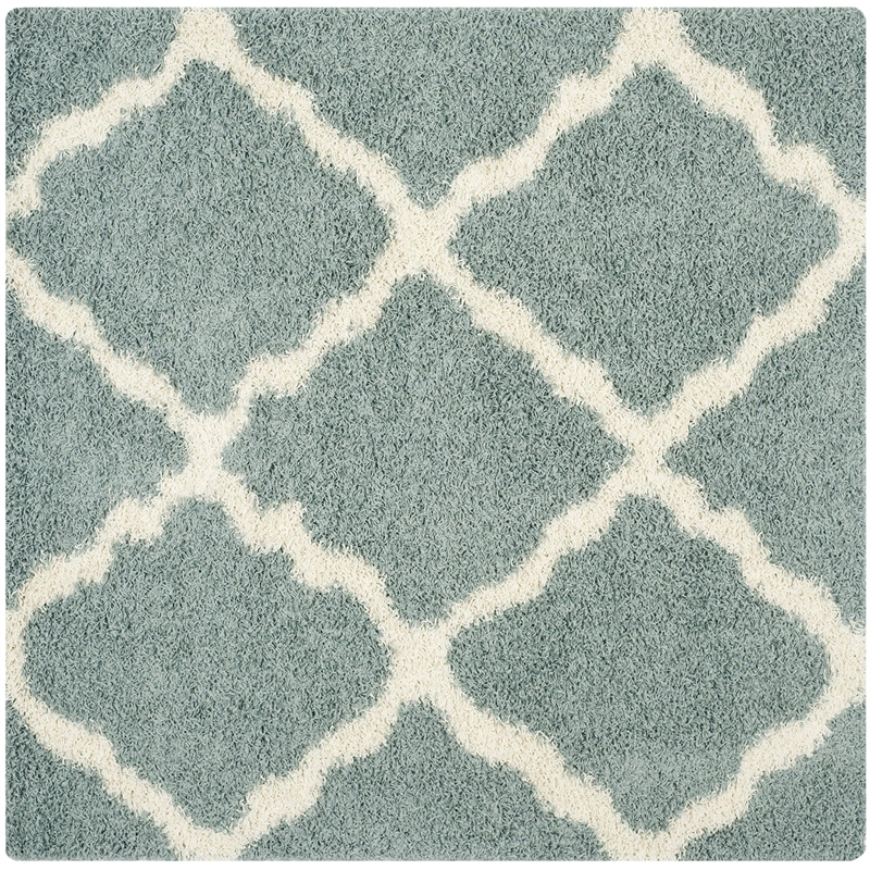 Safavieh Dallas Shag Light Blue Shag Rug - Square 6'