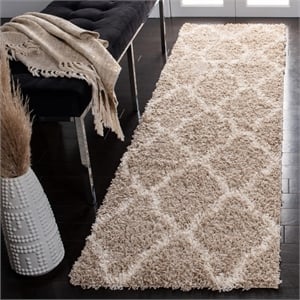 Safavieh Dallas Shag Beige Shag Rug - 2'3&quot x 8'