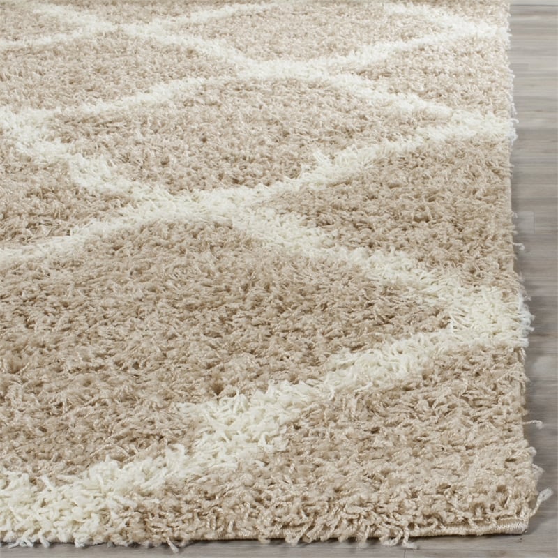 Safavieh Dallas Shag Beige Shag Rug - 6' x 9'