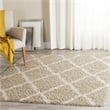 Safavieh Dallas Shag Beige Shag Rug - 6' x 9'