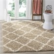 Safavieh Dallas Shag Beige Shag Rug - 6' x 9'