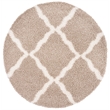 Safavieh Dallas Shag Beige Shag Rug - Round 6'
