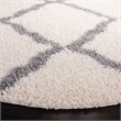 Safavieh Dallas Shag Ivory Shag Rug - Round 6'