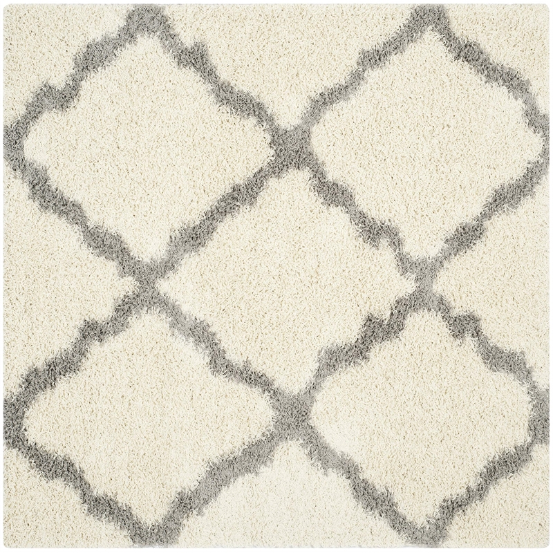 Safavieh Dallas Shag Ivory Shag Rug - Square 6'