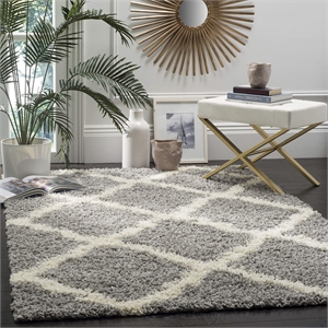Safavieh Dallas Shag Grey Shag Rug - 3' x 5'
