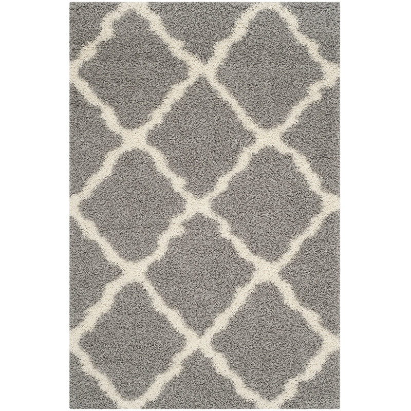 Safavieh Dallas Shag Grey Shag Rug - 4' x 6'