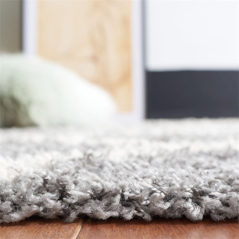 Safavieh Dallas Shag Grey Shag Rug - 6' x 9'
