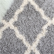 Safavieh Dallas Shag Grey Shag Rug - 6' x 9'