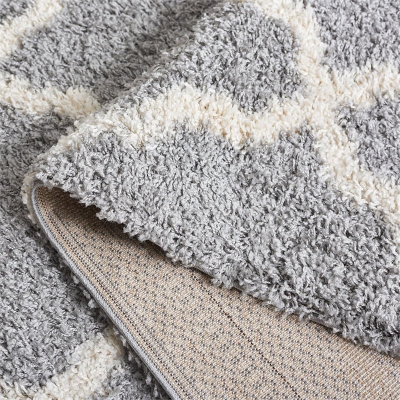 Safavieh Dallas Shag Grey Shag Rug - 6' x 9'