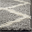 Safavieh Dallas Shag Grey Shag Rug - Square 6'
