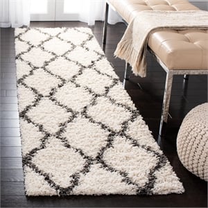 Safavieh Dallas Shag Ivory Shag Rug - 2'3&quot x 8'