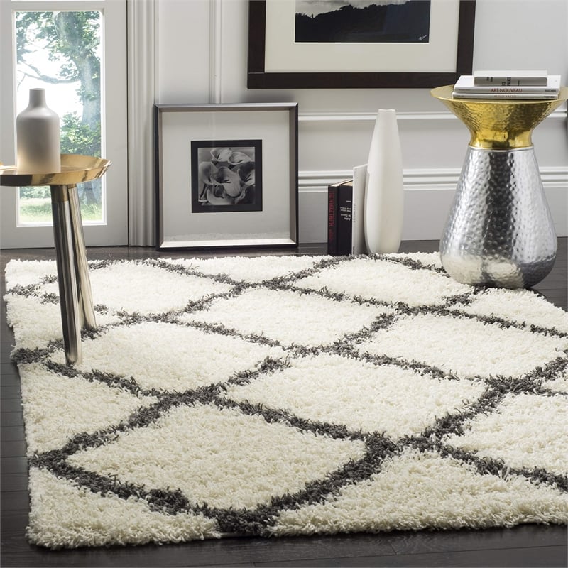 Safavieh Dallas Shag Ivory Shag Rug - 3' x 5'