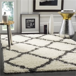 Safavieh Dallas Shag Ivory Shag Rug - 4' x 6'