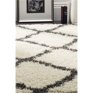 Safavieh Dallas Shag Ivory Shag Rug - 5'1&quot x 7'6&quot