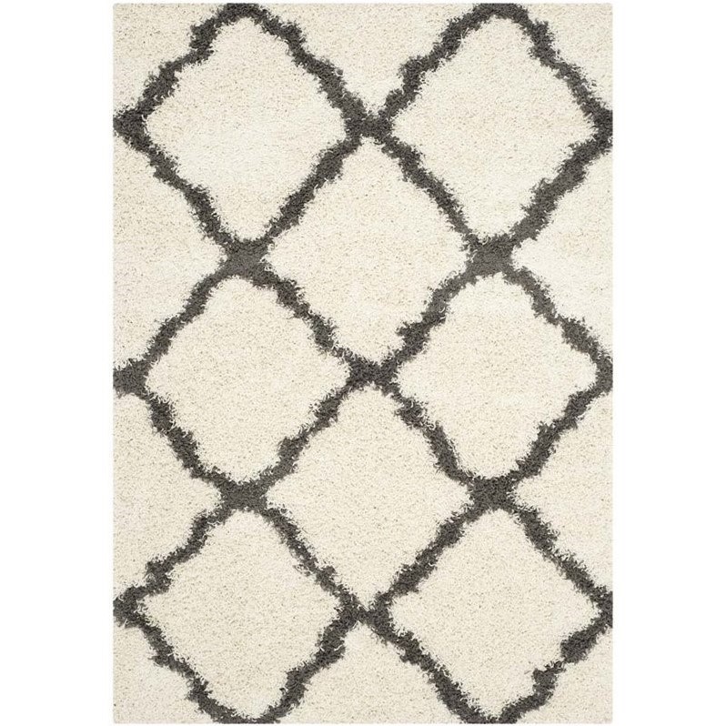 Safavieh Dallas Shag Ivory Shag Rug - 6' X 9' 