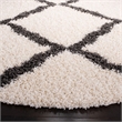 Safavieh Dallas Shag Ivory Shag Rug - Round 6'