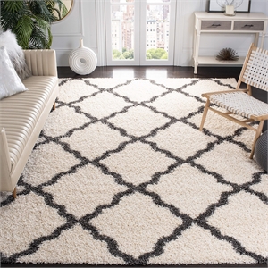 Safavieh Dallas Shag Ivory Shag Rug - Square 6'