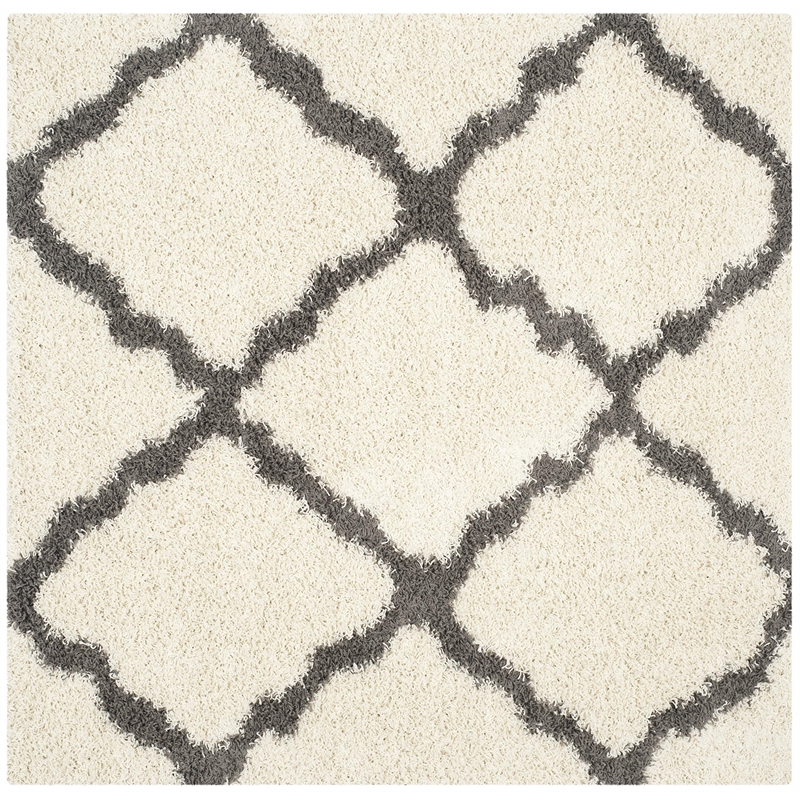 Safavieh Dallas Shag Ivory Shag Rug - Square 6'