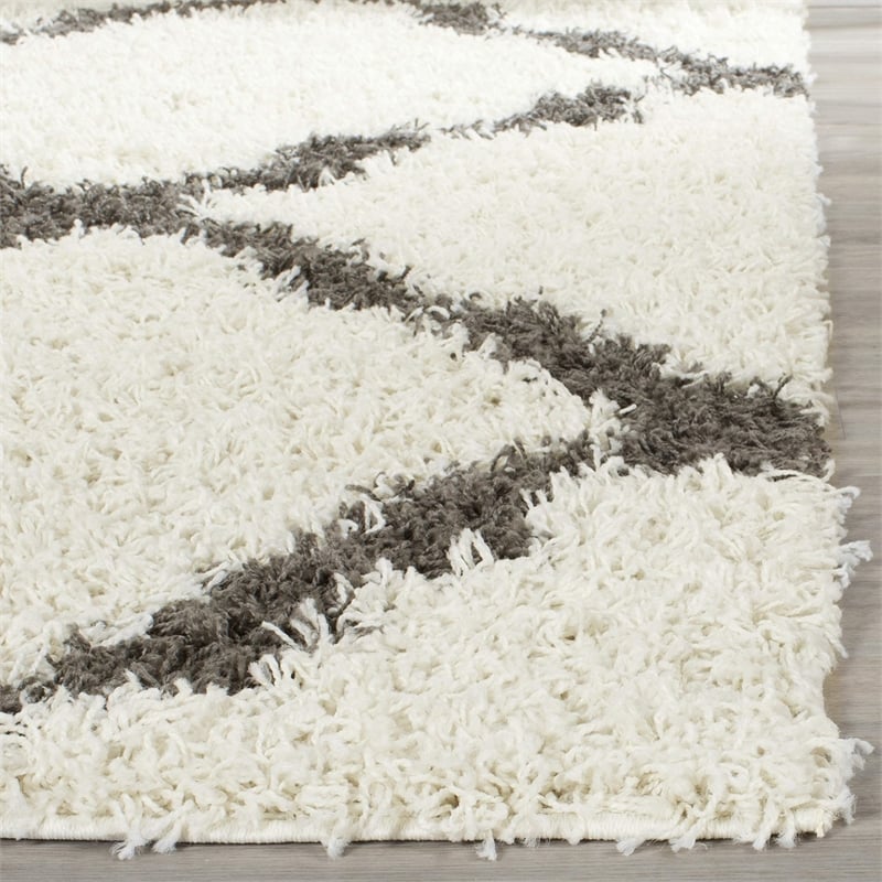 Safavieh Dallas Shag Ivory Shag Rug - Square 6'