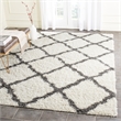 Safavieh Dallas Shag Ivory Shag Rug - Square 6'