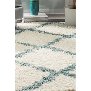 Safavieh Dallas Shag Ivory Shag Rug - 5'1&quot x 7'6&quot
