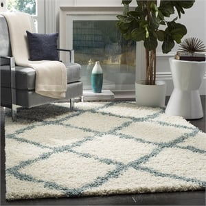 Safavieh Dallas Shag Ivory Shag Rug - 6' x 9'