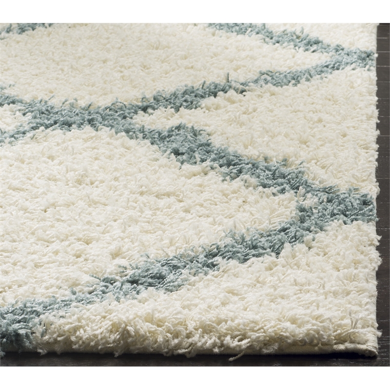 Safavieh Dallas Shag Ivory Shag Rug - 8' x 10'