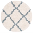 Safavieh Dallas Shag Ivory Shag Rug - Round 6'