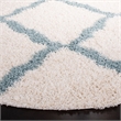 Safavieh Dallas Shag Ivory Shag Rug - Round 6'