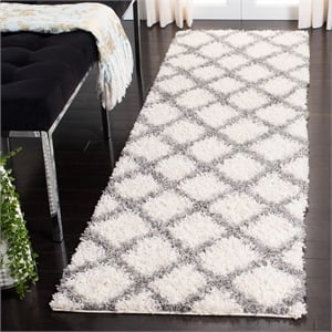 Safavieh Dallas Shag Ivory Shag Rug - 2'3&quot x 8'