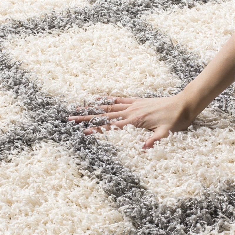 Safavieh Dallas Shag Ivory Shag Rug - 6' x 9'