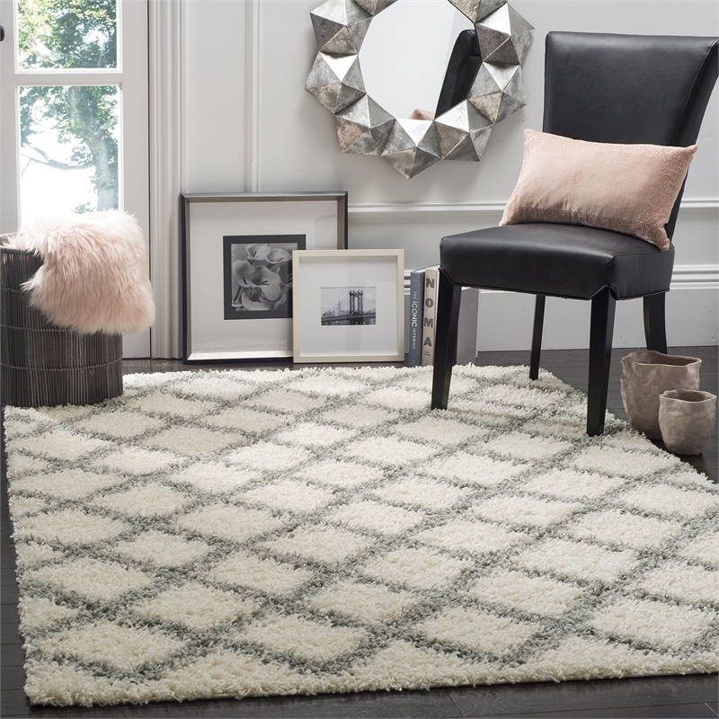 Safavieh Dallas Shag Ivory Shag Rug - 8'6